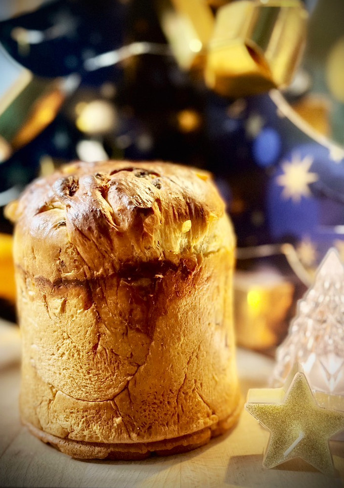 Una foto de Panettone casero (amasado en panificadora)