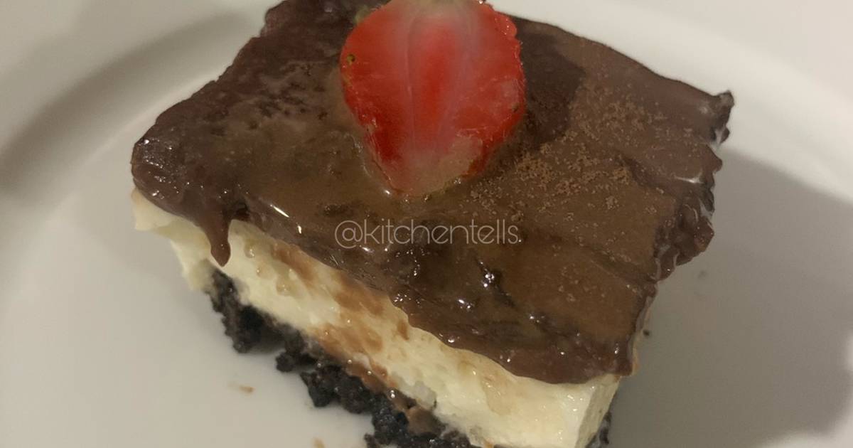  Resep  Puding  Oreo  Cheese Blebek  Blebek  oleh Kitchentells 