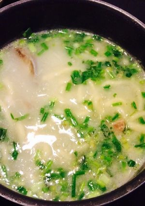 Hình của món Bánh canh thịt băm nhà làm.