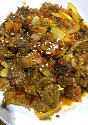 Foto resep Daging Sapi Tumis Bombay