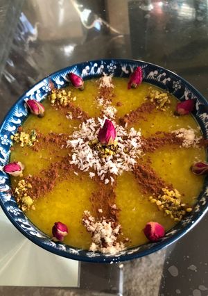عکسی از دستور شله زرد