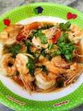 กุ้งผัดน้ำมันหอย