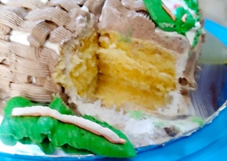 Resep Bday cake kukus Anti Gagal