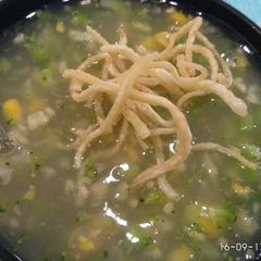 A picture of Vegetable Corn Soup.