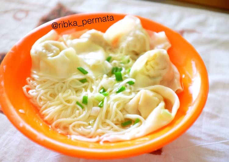 Cara Gampang Membuat Wonton Soup Noodles Anti Gagal