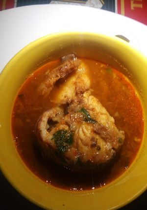A picture of Fish pepper soup.