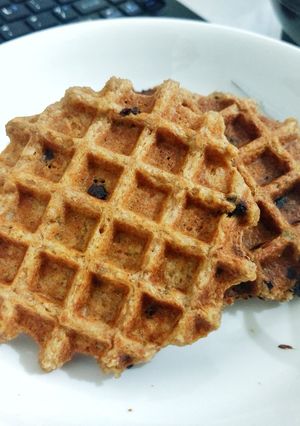 Foto resep 3 ingredients healthy waffle
