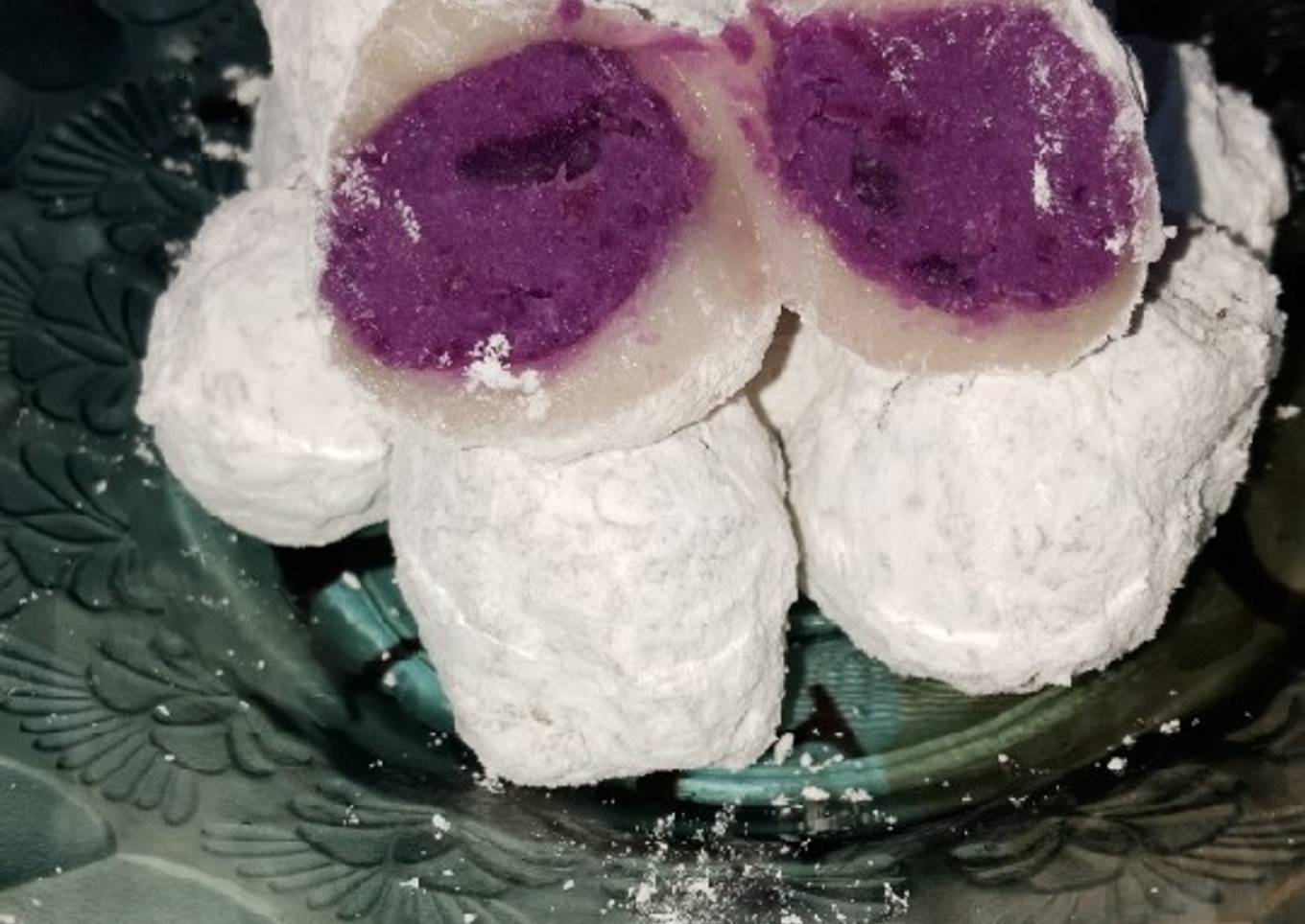 Resep Mochi ubi ungu