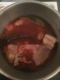 Una foto de Potaje de garbanzos con pringa