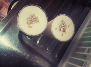 Una foto de Batido de granadilla sencillo