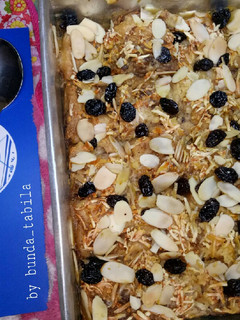 Foto resep Puding Roti Pisang / Banana Bread Pudding
