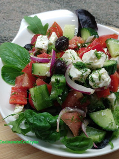 Una foto de Ensalada griega Horiatiki