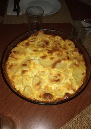 Una foto de Milhojas de papa, súper fácil y rico