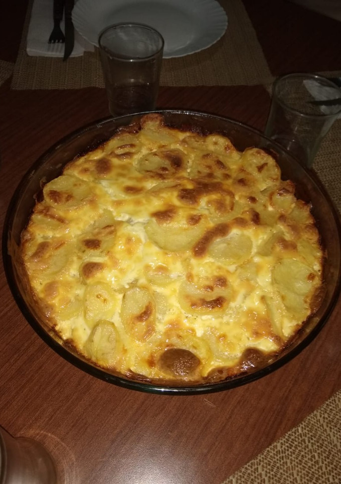 Una foto de Milhojas de papa, súper fácil y rico