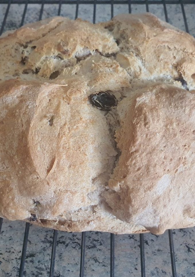 Una foto de Pan con nueces y pasas