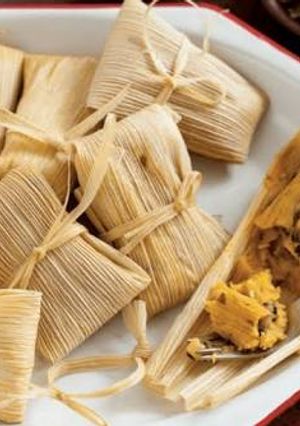 Una foto de Tamales de masa de maíz