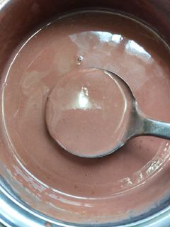 Hình của món Pudding socola hạnh nhân.