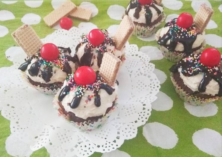 Simple Way to Prepare Quick Sundae Cupcakes