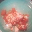 Patatas en salsa de chile guajillo (guindilla seca)