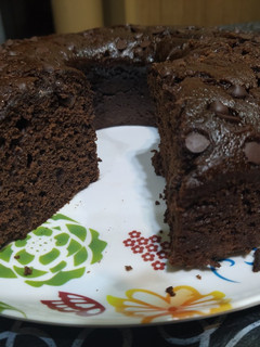 Una foto de Torta de bananas chocolatosa especial