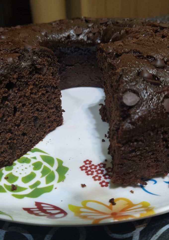 Una foto de Torta de bananas chocolatosa especial