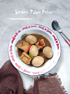 Foto resep Semur Tahu Telur