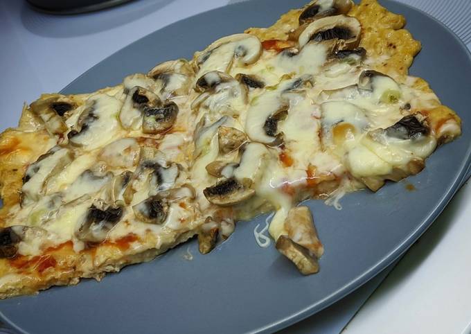 Как приготовить ПП пицца на сковороде за 10 минут рецепт пошагово