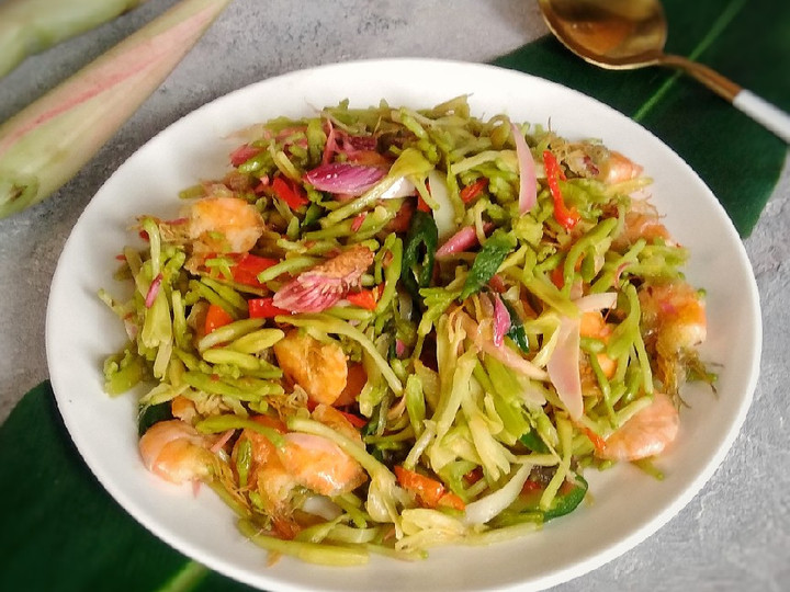 Cara Gampang Membuat Tumis bunga pepaya kecombrang Anti Gagal