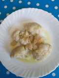 Ensalada de coliflor con aceite tibio