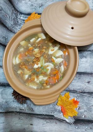 Foto resep Sup Daging Tahu Sutra