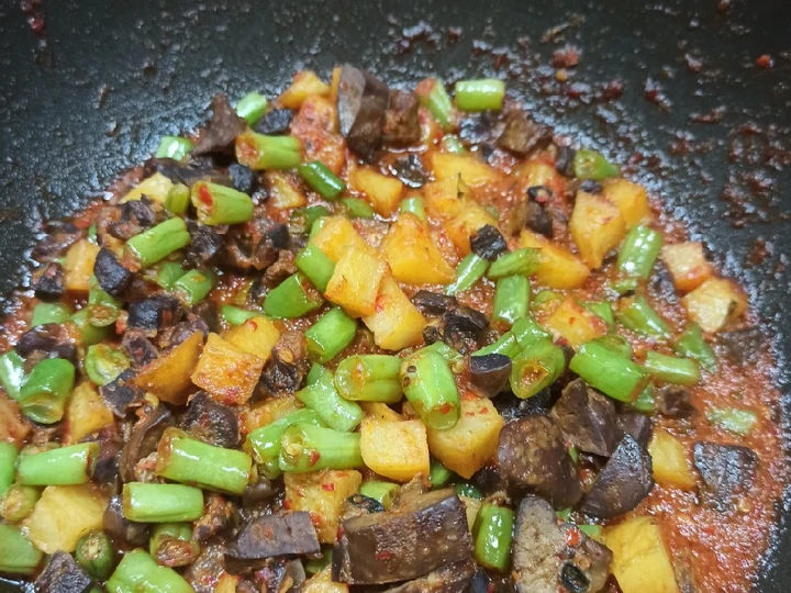 Cara Gampang Membuat Resep Sambal Ati kentang buncis yang Uenak Anti Ribet, Sempurna
