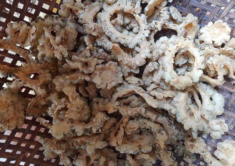 Resep Kripik pare renyah Anti Gagal