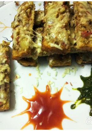 A picture of Open Cheese Sandwich.