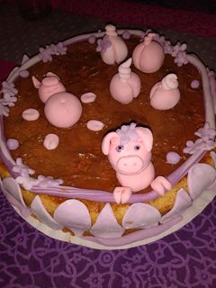 Una foto de Torta matera con dulce de leche