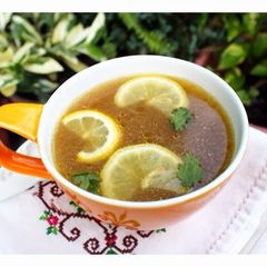 A picture of Yakhni - Pakistani Style Chicken soup.