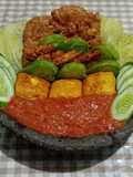 Sambal Khas Lamongan Jatim (Lalapan Platter)
