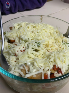 A picture of Cheesy Chopped Veggies!.