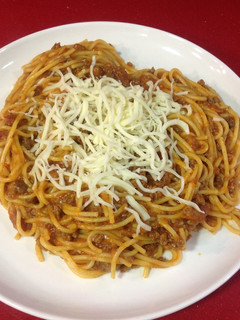 Una foto de Spaguetti a la Boloñesa