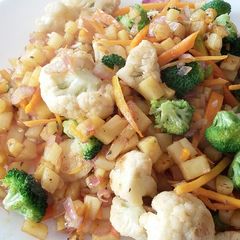 A picture of Crunchy vegetables.