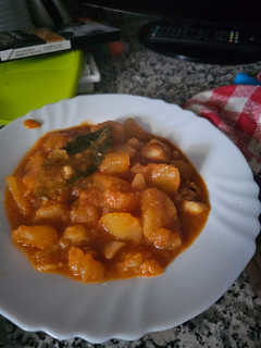 Una foto de Patatas con Bacalao