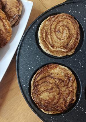 Une photo de 🥞 Pancakes façon Cinnamon roolls
