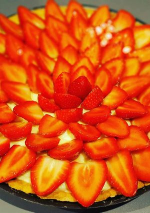 Une photo de Tarte aux fraises