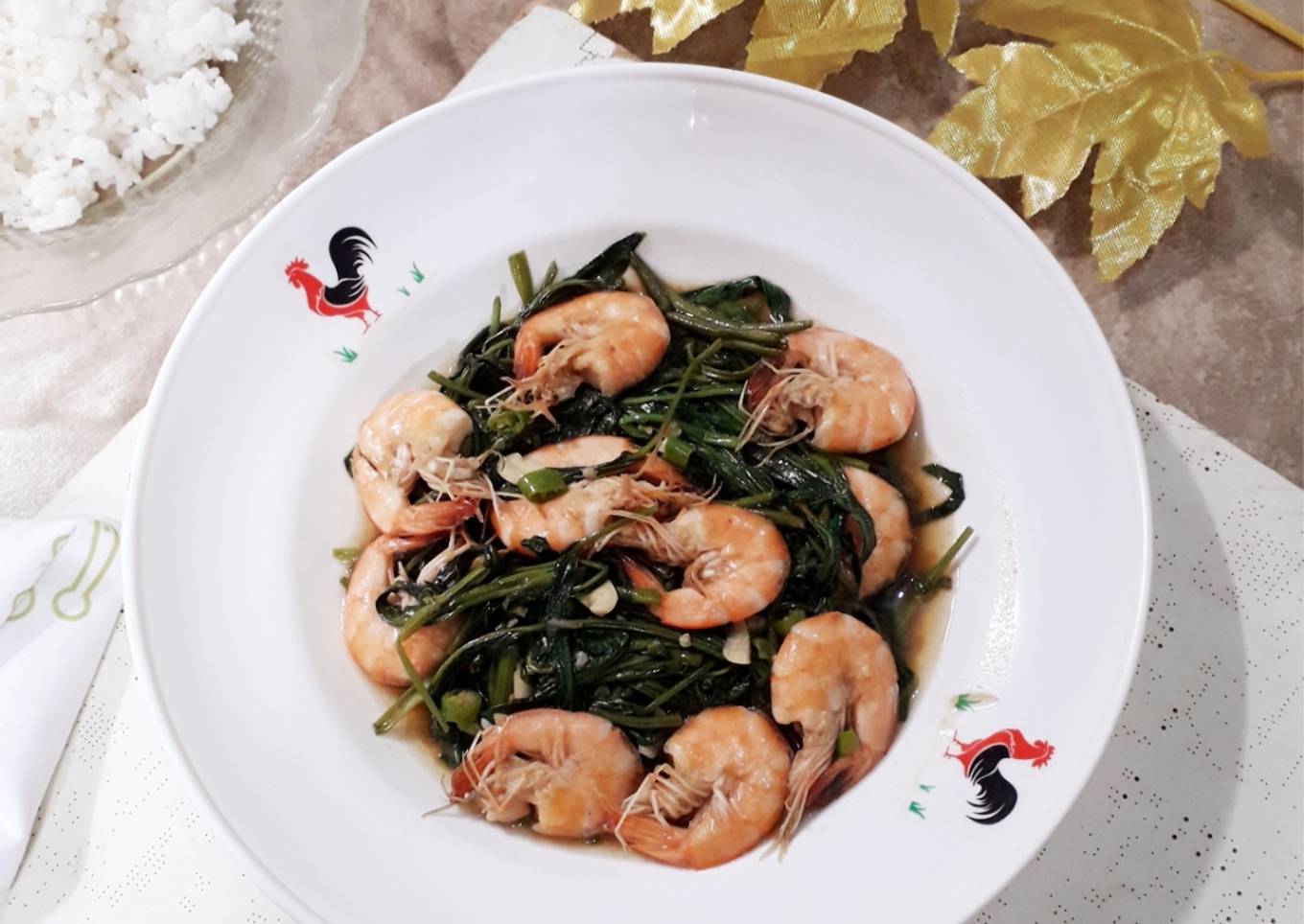 Cah kangkung udang