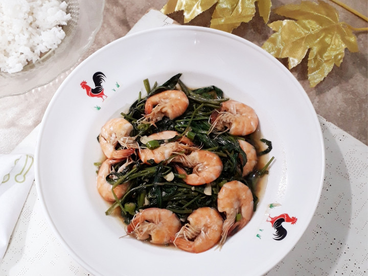 Resep Cah kangkung udang, Enak