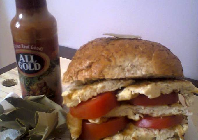 Eggs Tomato Burger #localfoodcontest NAIROBI SOUTH