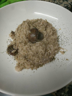 Una foto de Risoto de champiñones