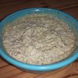 Hummus de garbanzos y porotos colorados (con provenzal fresco)