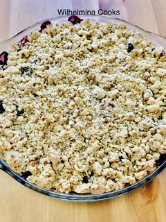 A picture of Blueberry Crumble.