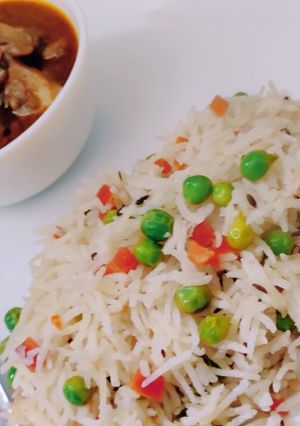 A picture of Peas pulav.