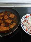 Salmón Noruego con arroz